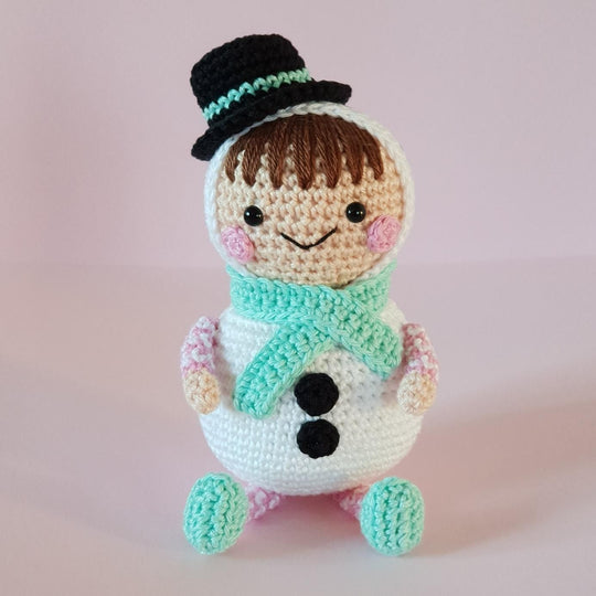 Schneemann Puppe