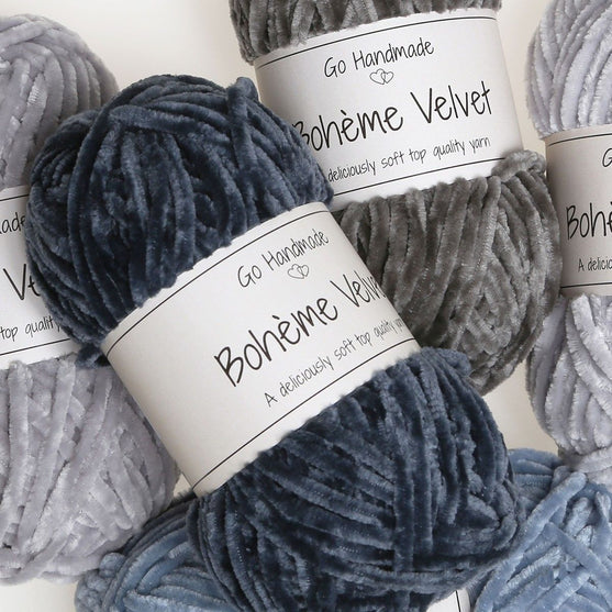 

Granny Schal Bohème Velvet "Double"
5