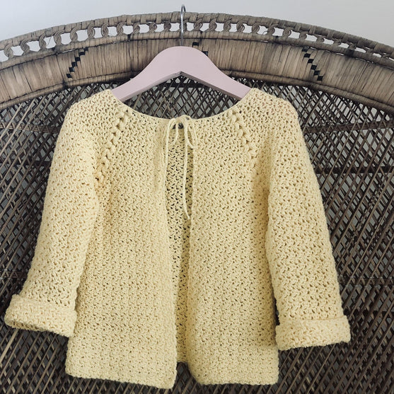 

Lemon Blooms - Kinder-Cardigan
1