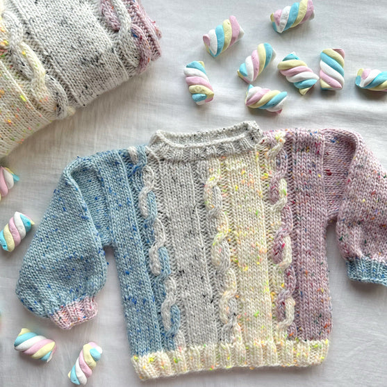 

Marshmallow Swirls - Kinderpullover
1