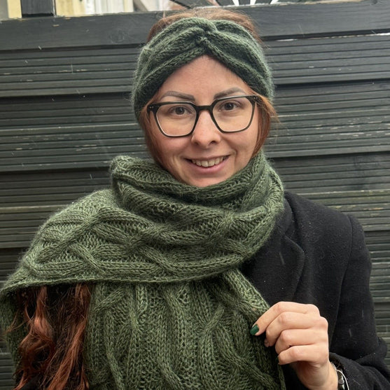 

Winter Touch - Schal und Stirnband
3