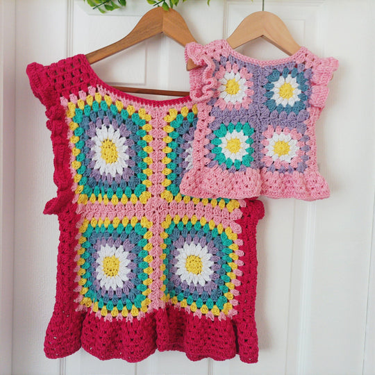 Crazy Daisy Peplum - Top