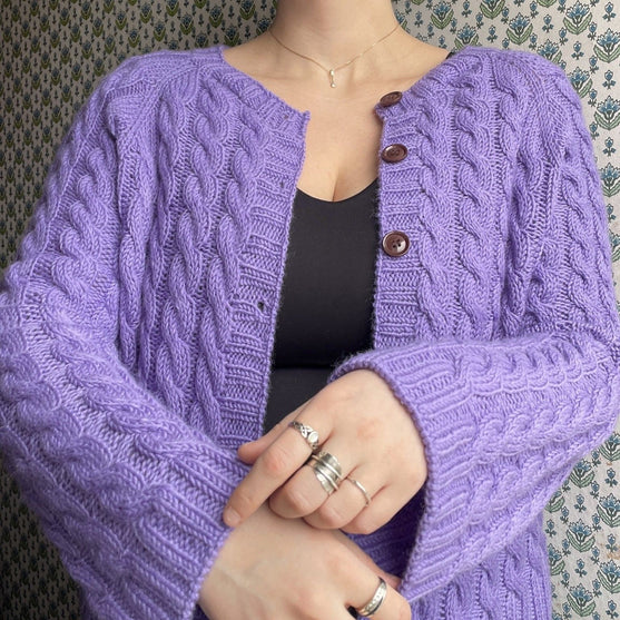 

Easy Cable Cardigan
2