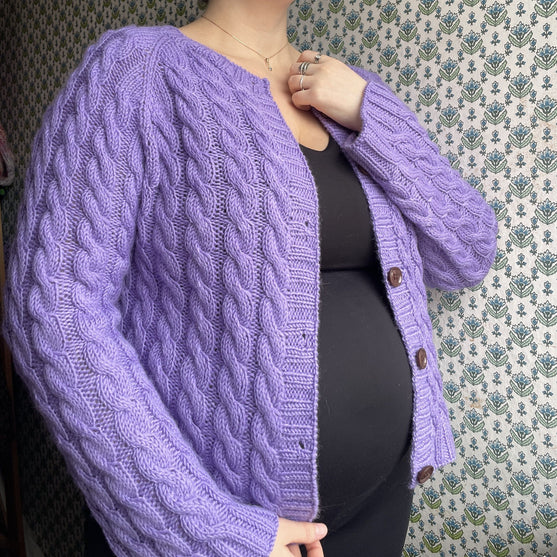 

Easy Cable Cardigan
3