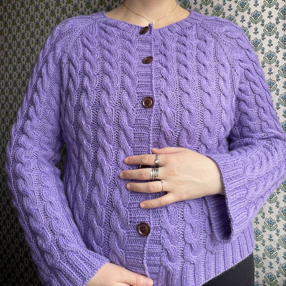 

Easy Cable Cardigan
1