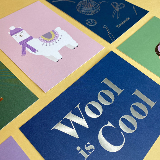 

Postkarten - 6 Stk - Wool Is Cool - Hobbii
6
