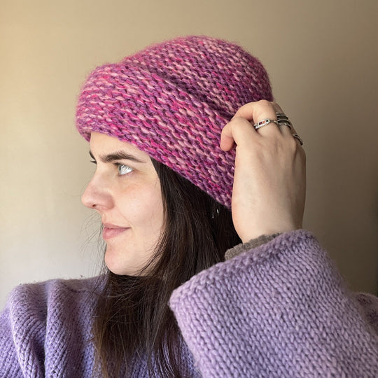 Ultra Easy Garter Stitch Beanie - Mütze