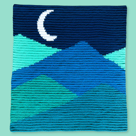Berge bei Nacht - Decke