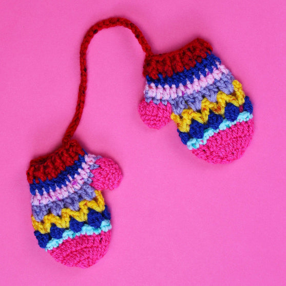 

Mini Mitten - Serviettenbändchen
2