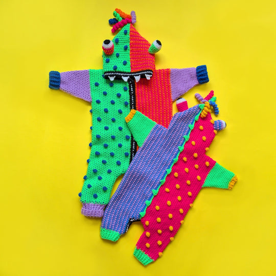 Monster Romper - Halloween-Strampler