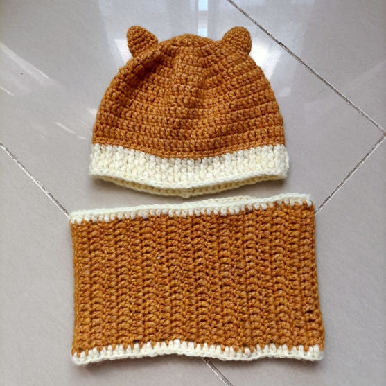 

Cat - Kinderbeanie und Rundschal
1