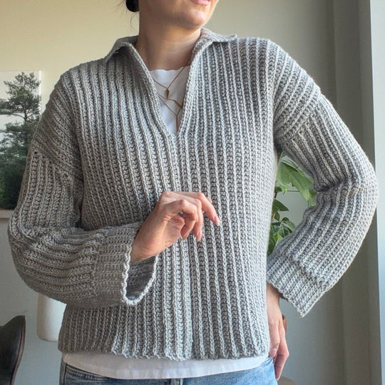 Evelyn - Rippenpullover