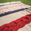 

Quartet Cable Blanket - Decke mit Zopfmuster
3