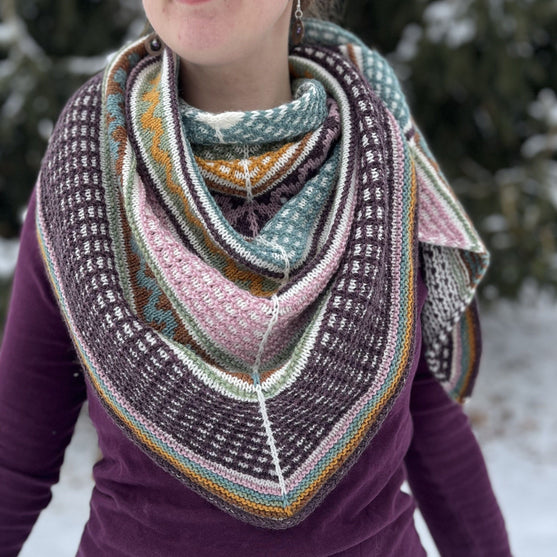 

Raindrop - Dreieckstuch
5