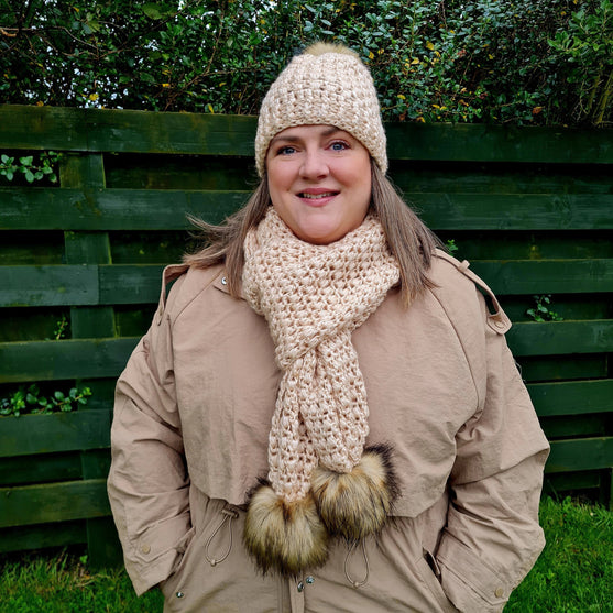 

Soft Glow - Set aus Mütze & Schal
1