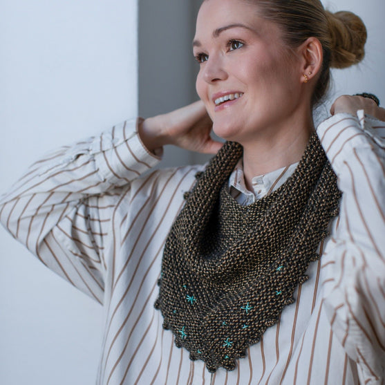 

4. Sonntag im Advent - Stricken - Snowflake - Schal
5