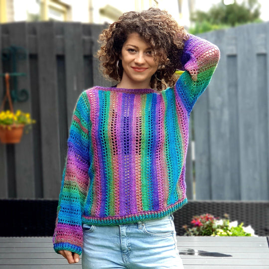Sparkling Rainbow Pullover