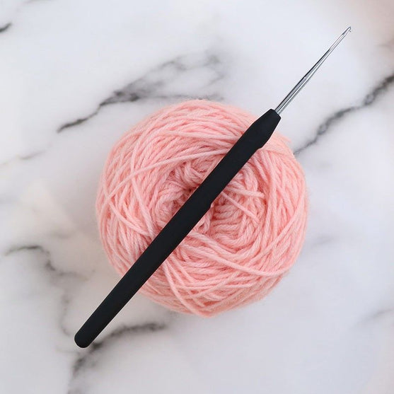 

Stahl Häkelnadel mit ergonomischem Griff - KnitPro
6