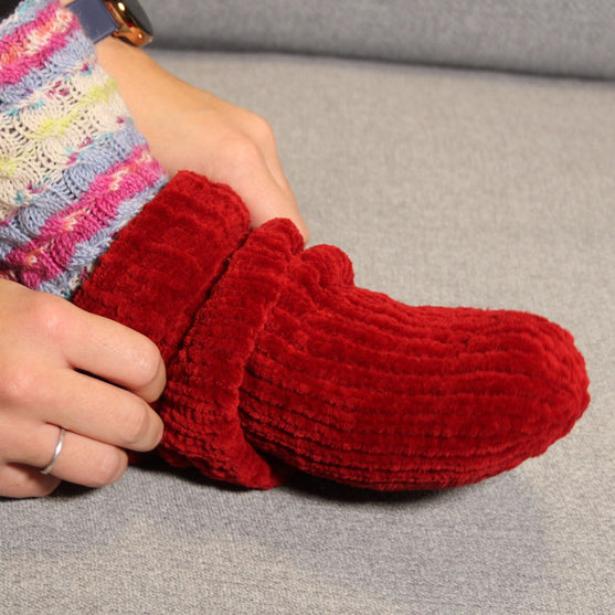 

Sofasocken - Gestrickte Socken
5