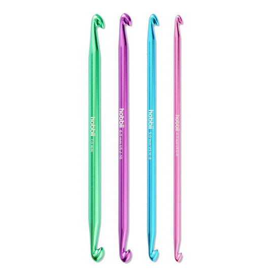 Alu Doppeltes Tunesisches Häkelnadelset - 14 cm - Hobbii