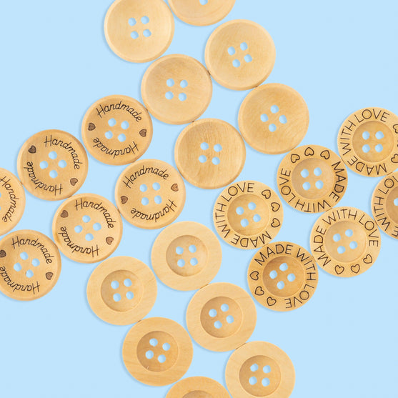 

Holzknöpfe - 21 mm - Hobbii
3