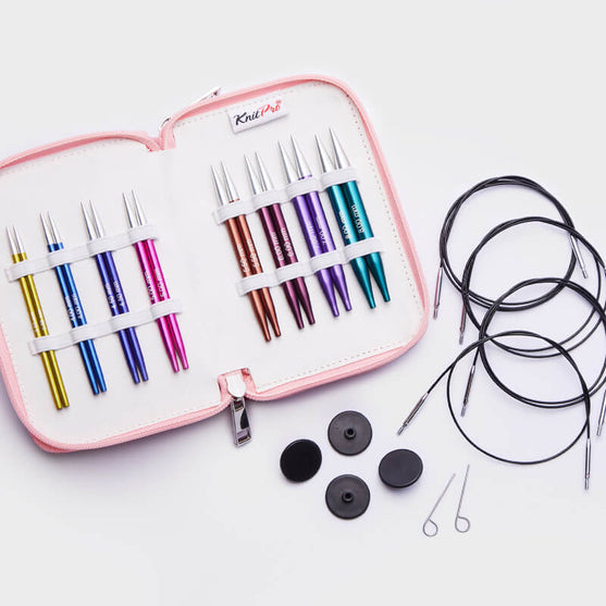 

Zing Deluxe - Set mit Kurzen Austauschbaren Rundstricknadeln - KnitPro
1