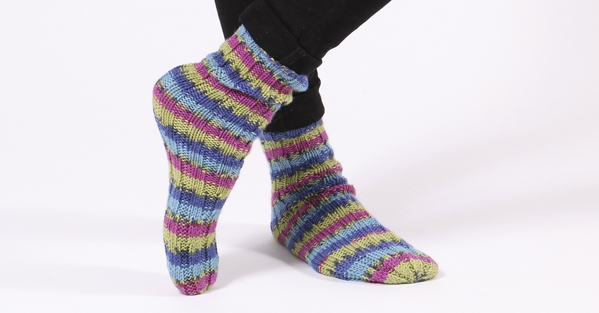 Der Weg zum perfekten Paar - zwei identische Socken stricken | Blog